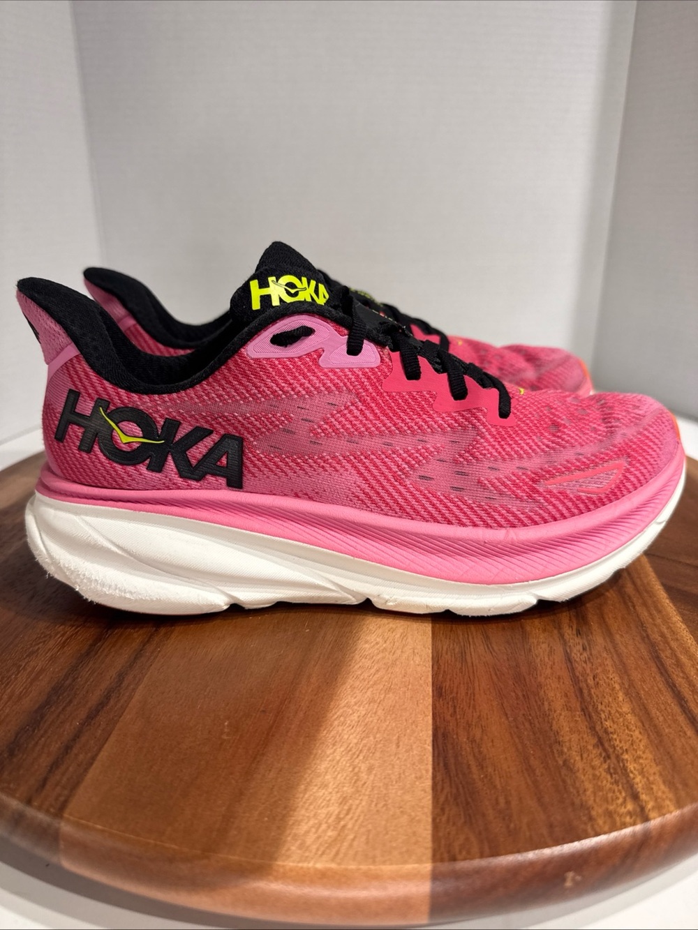 HOKA One One Pink Women's Size 9B Clifton Running Shoes